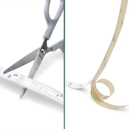 Philips - Fita LED RGBW dimerizável 5 m LED/12 W/230 V + controlo remoto