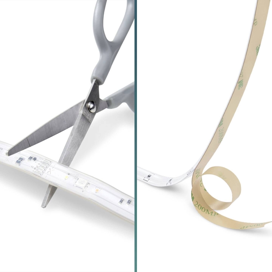 Philips - Fita LED RGBW dimerizável 5 m LED/12 W/230 V + controlo remoto