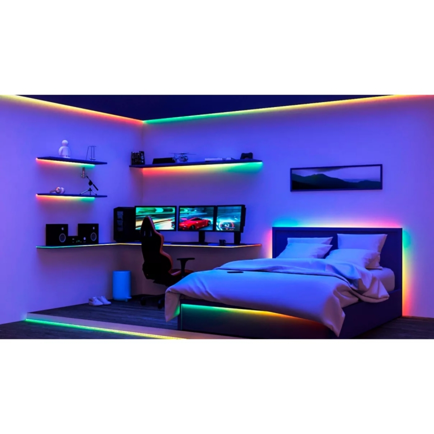Philips - Fita LED RGBIC dimerizável SMART STRIP 20m LED/36W/230V 2700-6500K Wi-Fi