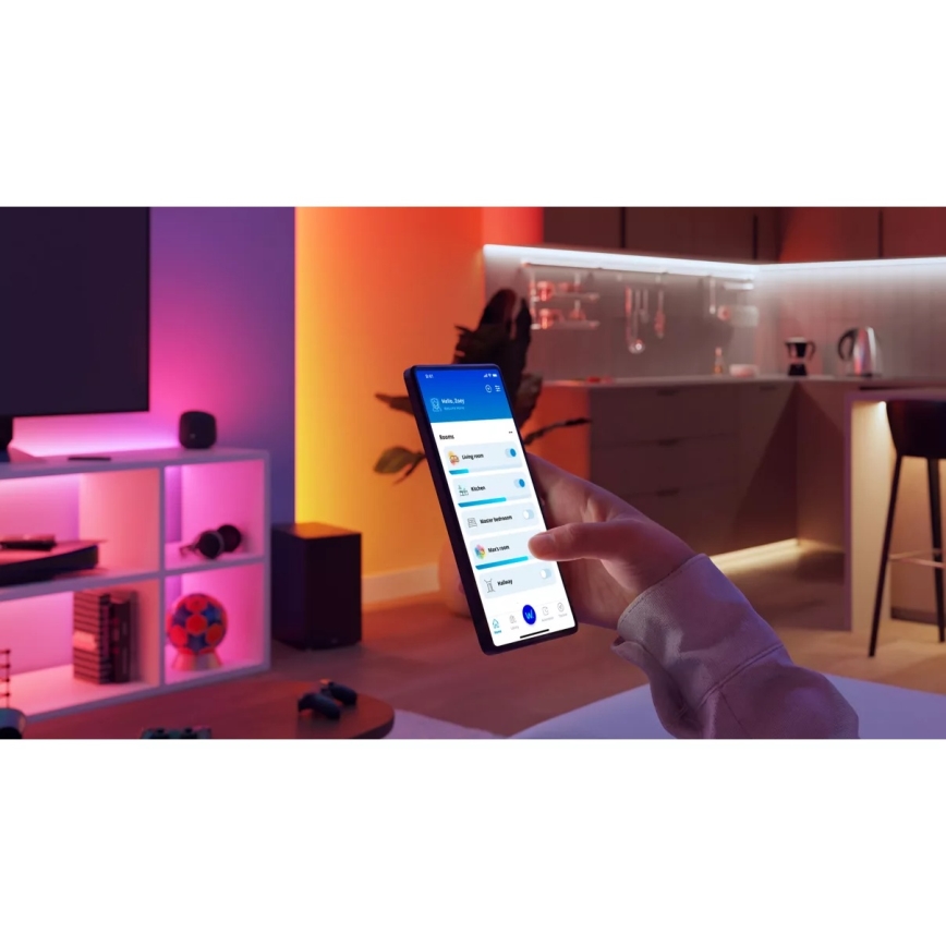 Philips - Fita LED RGBIC dimerizável SMART STRIP 20m LED/36W/230V 2700-6500K Wi-Fi