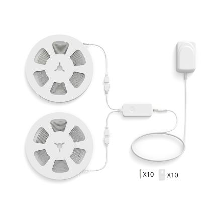 Philips - Fita LED RGBIC dimerizável SMART STRIP 20m LED/36W/230V 2700-6500K Wi-Fi