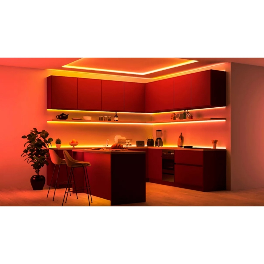 Philips - Fita LED RGBIC regulável SMART STRIP 4m LED/12W/230V 2700-6500K Wi-Fi