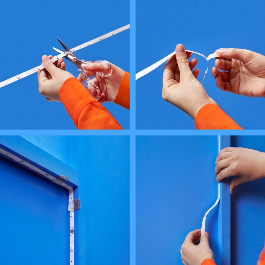 Philips - Fita LED RGBIC regulável SMART STRIP 4m LED/12W/230V 2700-6500K Wi-Fi