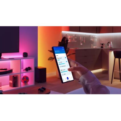Philips - Fita LED RGBIC regulável SMART STRIP 4m LED/12W/230V 2700-6500K Wi-Fi