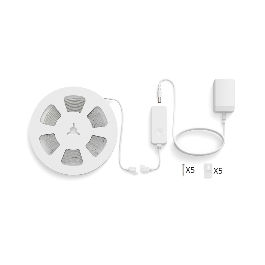 Philips - Fita LED RGBIC regulável SMART STRIP 4m LED/12W/230V 2700-6500K Wi-Fi