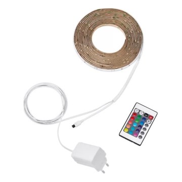 Philips - Fita LED RGBW dimerizável 5 m LED/12 W/230 V + controlo remoto