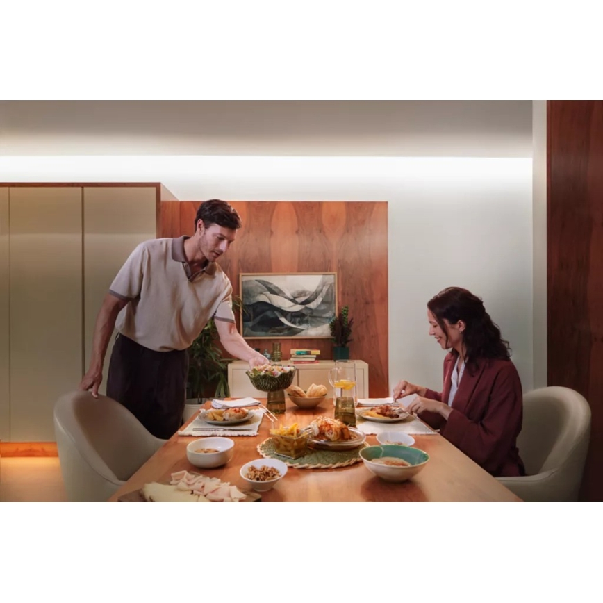 Philips - Fita LED RGBW dimerizável Hue FLUX 10 m LED/60W/230V 2200-6500K