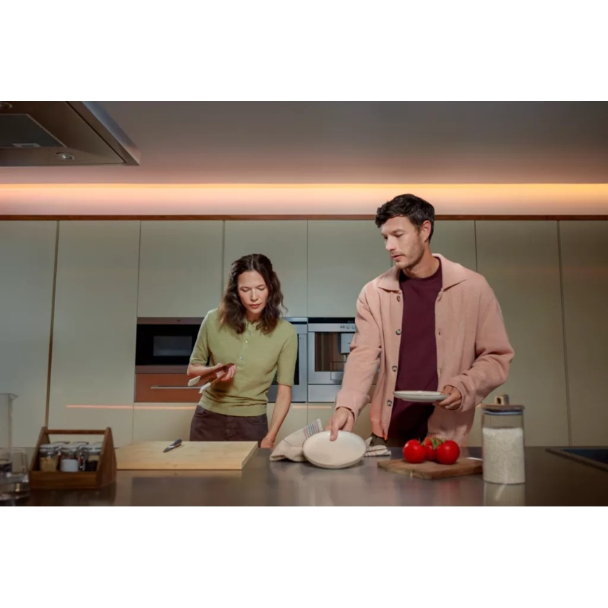 Philips - Fita LED RGBW dimerizável Hue FLUX 10 m LED/60W/230V 2200-6500K
