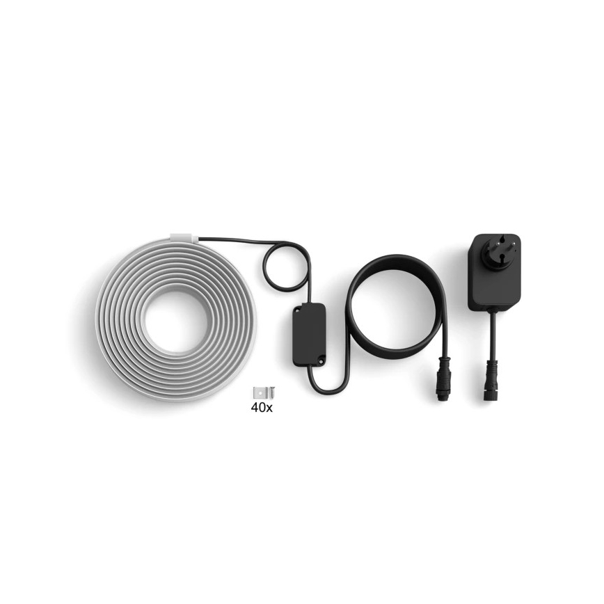 Philips -LED RGBW Fita exterior regulável Hue FLUX 10m LED/30W/230V 2200-6500K IP67