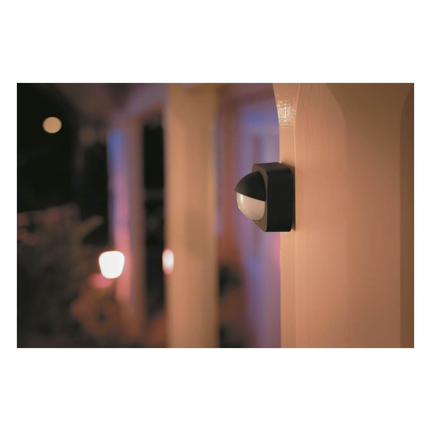 Philips - Fita LED RGBW dimerizável para exterior Hue FLUX 5m LED/30W/230V 2200-6500K IP67 + sensor de movimento