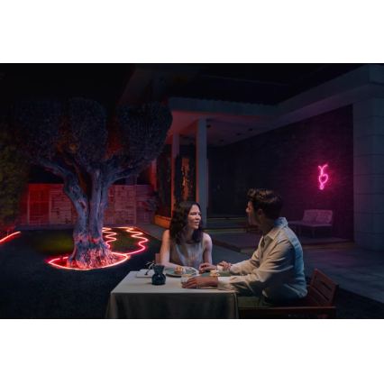 Philips - Fita LED RGBW regulável para exterior Hue NEON 5m LED/30W/230V 2200-6500K IP67