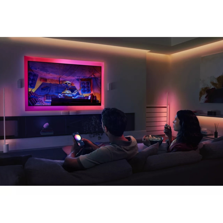 Philips - Fita LED RGBW regulável Hue FLUX 4+2m LED/35,5W/230V 2200-6500K
