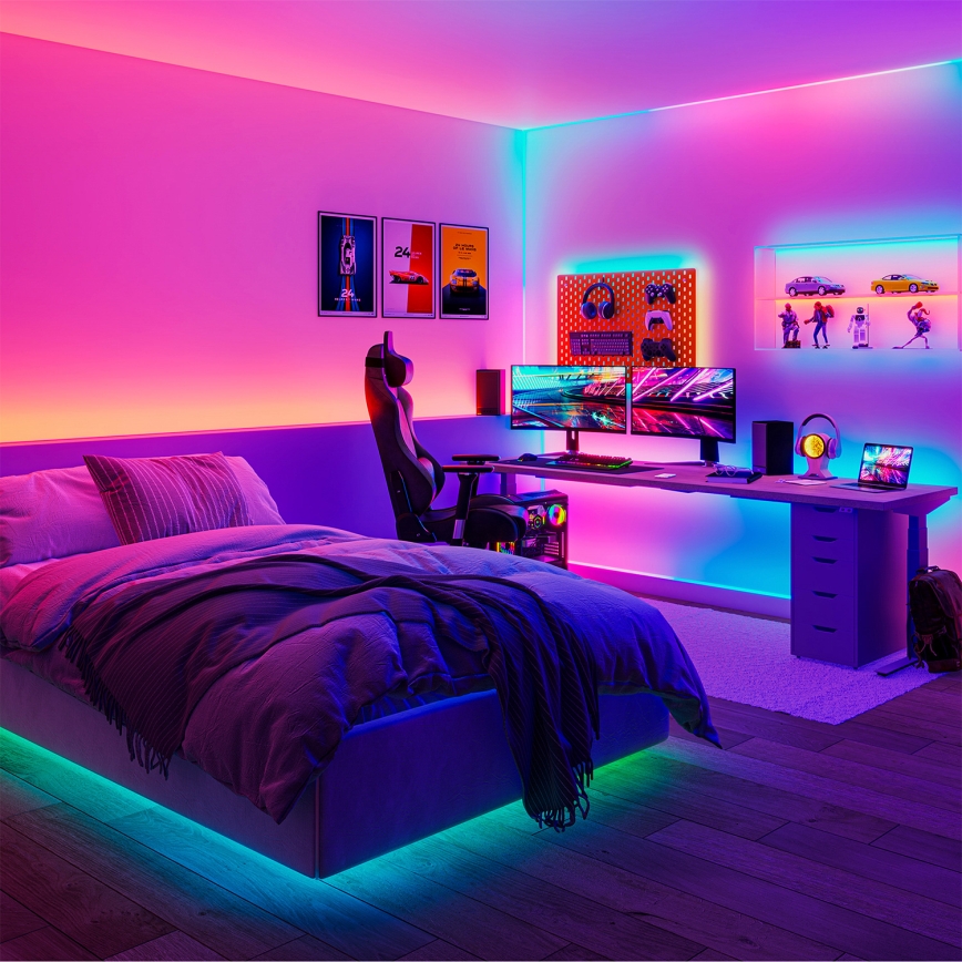 Philips - Fita LED RGBIC dimerizável SMART STRIP 10m LED/43W/230V 2700-6500K Wi-Fi