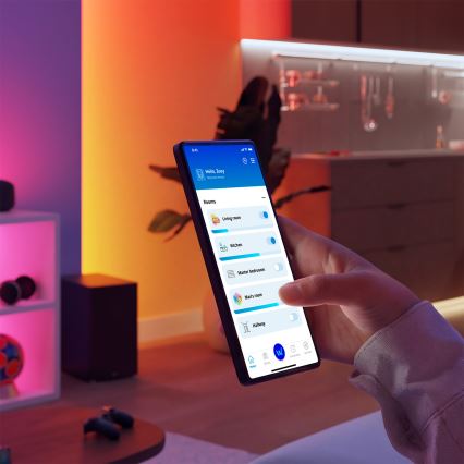 Philips - Fita LED RGBIC dimerizável SMART STRIP 10m LED/43W/230V 2700-6500K Wi-Fi