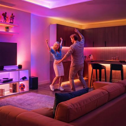Philips - Fita SMART STRIP LED RGBIC dimerizável 3 m LED/13W/230V 2700-6500K Wi-Fi
