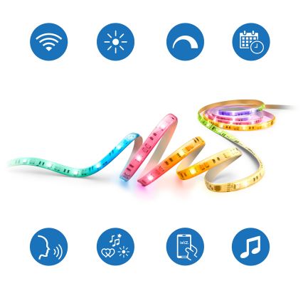 Philips - Fita SMART STRIP LED RGBIC dimerizável 3 m LED/13W/230V 2700-6500K Wi-Fi