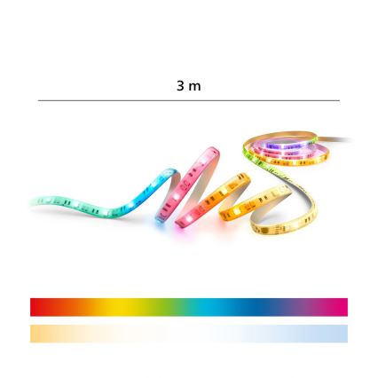 Philips - Fita SMART STRIP LED RGBIC dimerizável 3 m LED/13W/230V 2700-6500K Wi-Fi