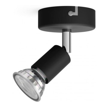 Philips - Foco 1xGU10/50W/230V preto