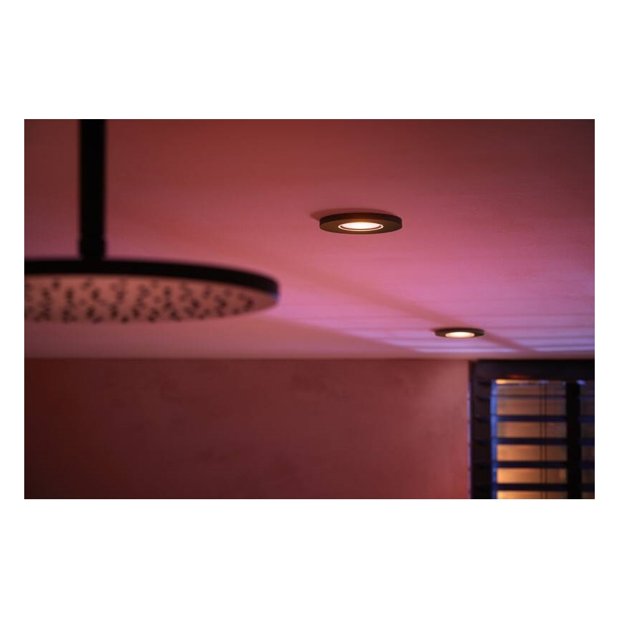 Philips - Foco de encastrar de casa de banho LED RGBW com regulação Hue XAMENTO GU10/5,7W/230V IP44