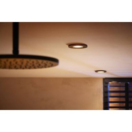 Philips - Foco de encastrar de casa de banho LED RGBW com regulação Hue XAMENTO GU10/5,7W/230V IP44