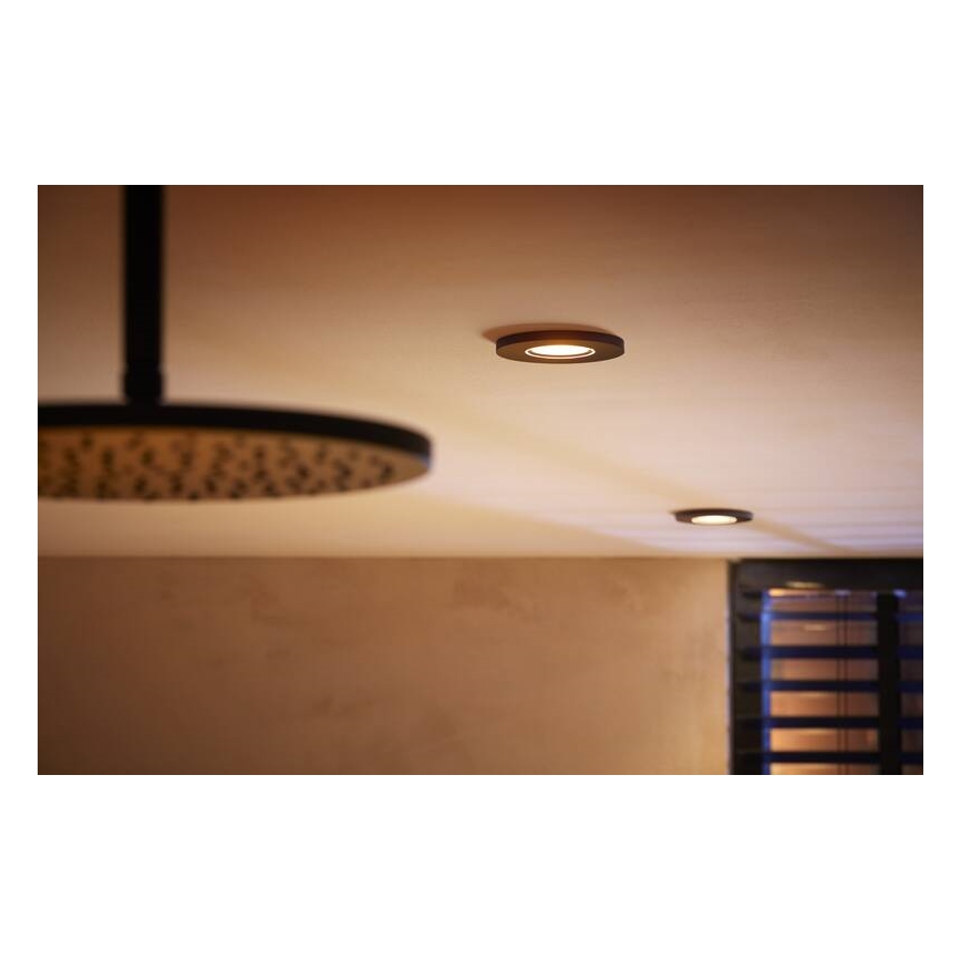 Philips - Foco de encastrar de casa de banho LED RGBW com regulação Hue XAMENTO GU10/5,7W/230V IP44