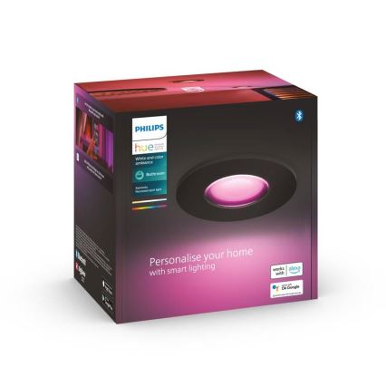 Philips - Foco de encastrar de casa de banho LED RGBW com regulação Hue XAMENTO GU10/5,7W/230V IP44