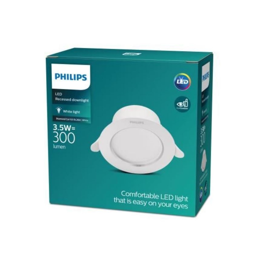 Philips - Foco de encastrar LED LED/3,5W/230V 3000K