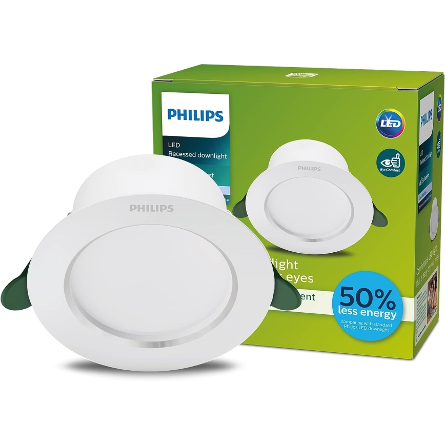 Philips - Foco de encastrar LED LED/4,8W/230V 3000K