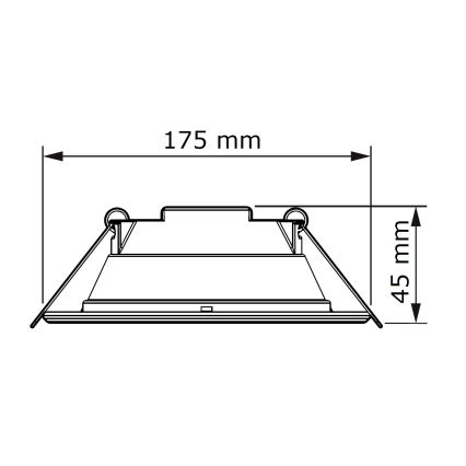 Philips - Foco de encastrar LED SLIM LED/11W/230V 3000K