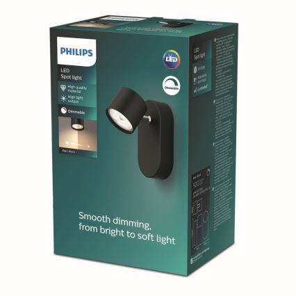 Philips - Foco de parede LED com regulação LED/4,5W/230V