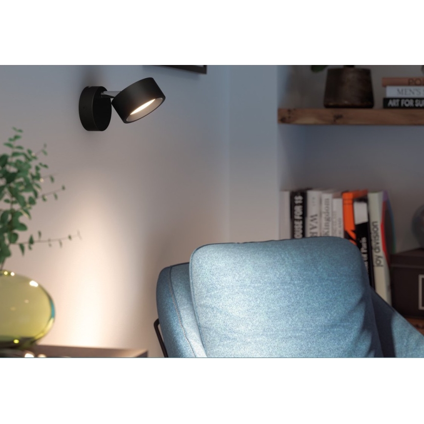 Philips - Foco LED LED/5,5W/230V preto