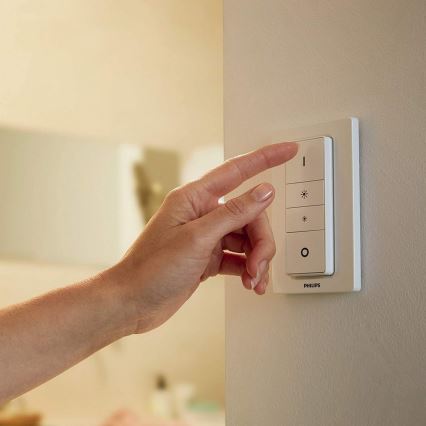 Philips - Foco LED com regulação Hue PILLAR 2xGU10/5W/230V + controlo remoto