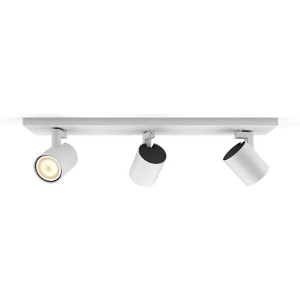 Philips - Foco LED com regulação Hue RUNNER 3xGU10/4,2W/230V 2200-6500K + comando branco