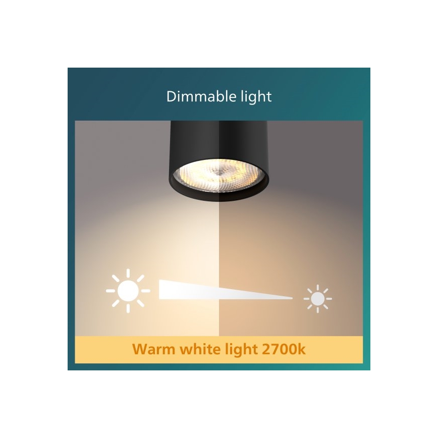 Philips - Foco LED com regulação 3xLED/4,5W/230V