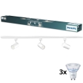 Philips - Foco LED regulável para sistema de trilho EASYLINK 3xGU10/7W/230V 1 m branco