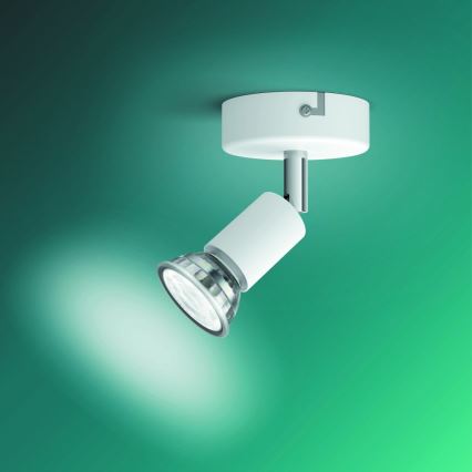 Philips - Foco 1xGU10/50W/230V branco