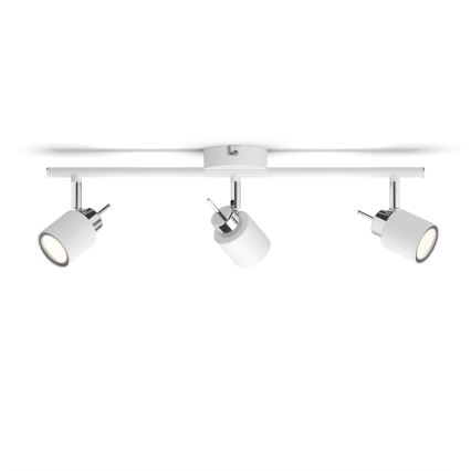 Philips - Foco 3xGU10/35W/230V branco