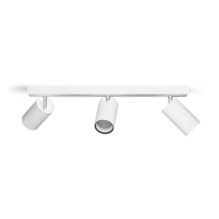 Philips - Foco para casa de banho IDRIS 3xGU10/5W/230V IP44 branco