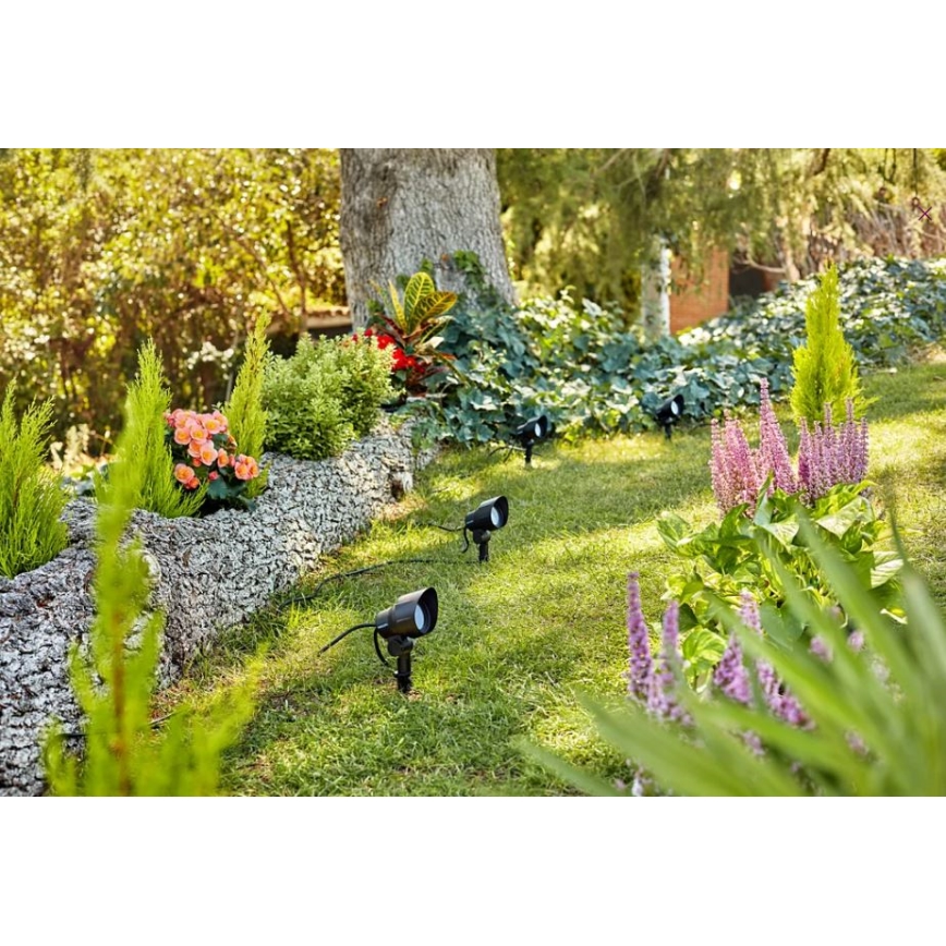 Philips - Luminária de LED para exterior, spot LED/6W/12V 4000K IP44