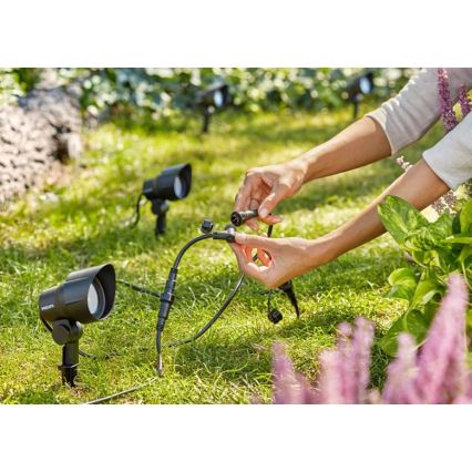 Philips - Luminária de LED para exterior, spot LED/6W/12V 4000K IP44