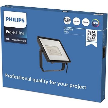 Philips - Holofote exterior LED PROJECTLINE LED/150W/230V IP65 3000K