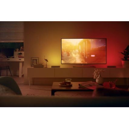 Philips - Lâmpada de mesa LED RGB regulável Hue PLAY LED/6W/230V branca
