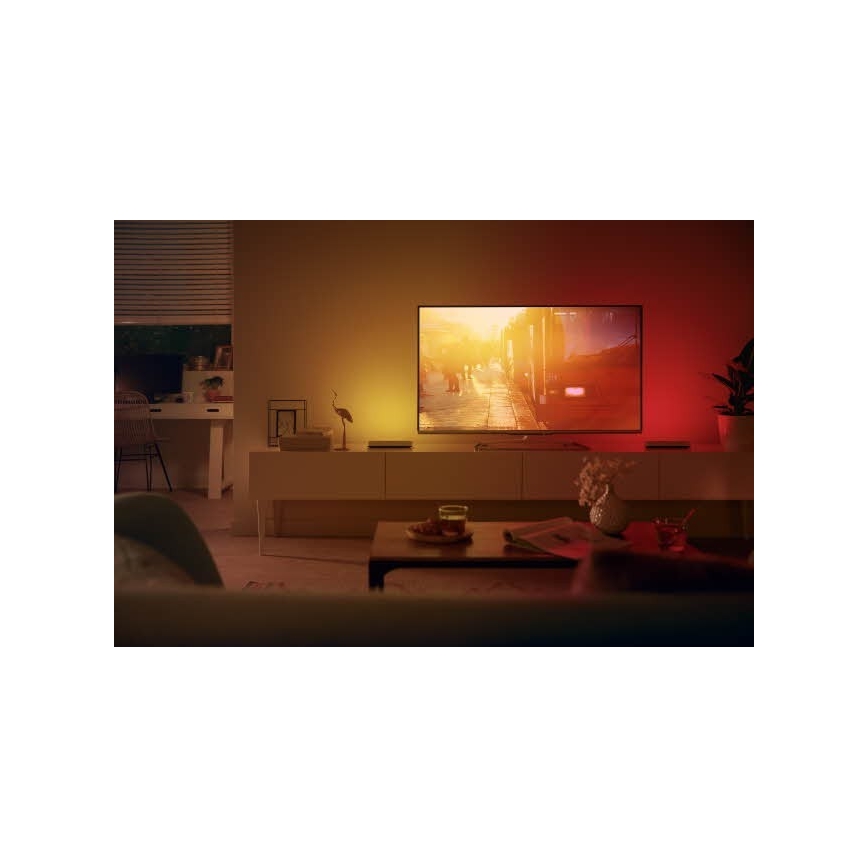 Philips - Lâmpada de mesa LED RGB regulável Hue PLAY LED/6W/230V branca
