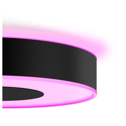 Philips - Luminária de teto LED RGB dimerizável Hue INFUSE LED/33,5W/230V 2000-6500K Ø 381 mm preto