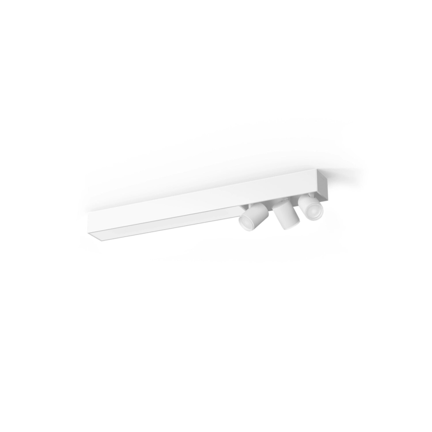 Philips - Luminária de embutir LED RGBW regulável Hue CENTRIS 3xGU10/4,2W/230V + LED/11W 2000-6500K