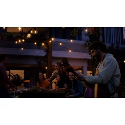 Philips - Hue FESTAVIA cordão de luzes exterior LED RGBW regulável, 20xLED, 14 m, IP65