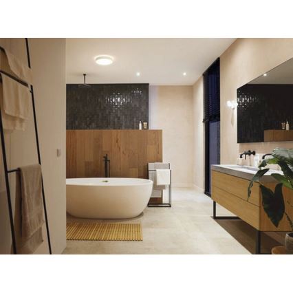 Philips - Luminária de banheiro LED regulável Hue DEVERE LED/33,5W/230V IP44 diâmetro 425 mm 2200-6500K + controlo remoto