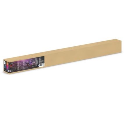 Philips - Lâmpada de pé regulável LED RGBW Hue SIGNE LED/29W/230V 2000-6500K preta