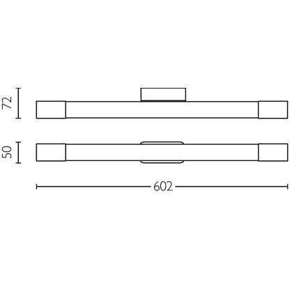 Philips - Iluminação de espelho para casa de banho ROVER LED/10W/230V IP44 latão