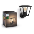 Philips - Iluminação de parede exterior com regulação Hue INARA 1xE27/7W/230V Wi-Fi IP44